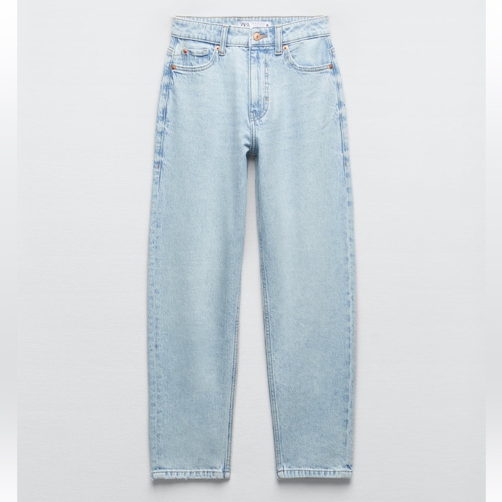 Zara Z1975 MOM FIT JEANS WITH A HIGH WAIST
